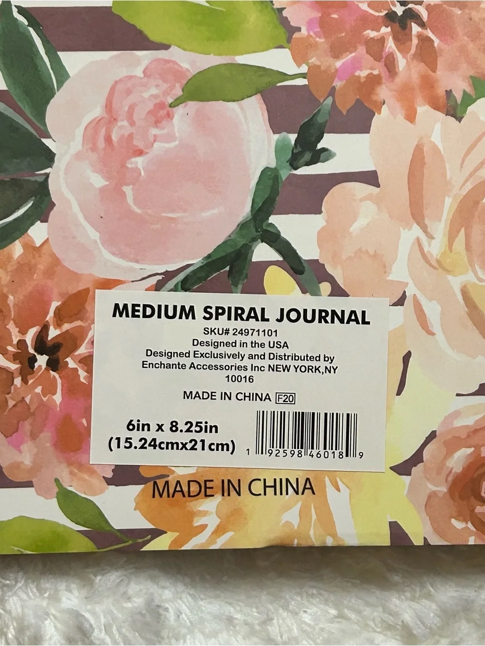 2pk floral spiral notebooks